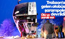 Trabzon'a gelen otobüs şarampole devrildi: Çok sayıda ölü ve yaralı var