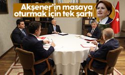Meral Akşener'in 6'lı masaya dönmek için tek şartı