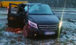 Samsun'da minibüs devrildi! 5 yaralı