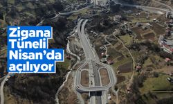 Zigana Tüneli nisanda açılıyor