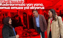 İYİ Partili Yavuz Aydın: Kadınlarımızla yan yana, omuz omuza yol alıyoruz