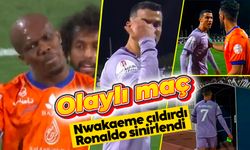 Suudi Arabistan'da Al Feiha ile Al Nassr arasında olaylı maç... Nwakaeme çıldırdı, Ronaldo sinirlendi!