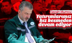Başkan Mumcu: 'Yatırımlarımız hız kesmeden devam ediyor'