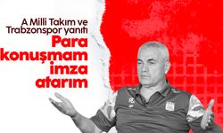 Rıza Çalımbay'dan, A Milli Takım ve Trabzonspor yanıtı: Para konuşmam, imza atarım