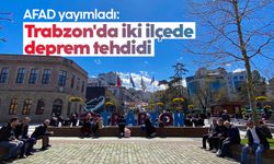 AFAD yayımladı: Trabzon'da iki ilçede deprem tehdidi