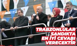 Adil Karaismailoğlu Trabzon mitinginde konuştu