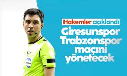 Giresunspor - Trabzonspor maçının hakemi açıklandı