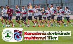 Giresunspor - Trabzonspor: Muhtemel 11