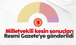 Milletvekili kesin sonuçları Resmi Gazete'ye gönderildi