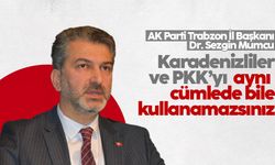 AK Parti Trabzon İl Başkanı Sezgin Mumcu: 'Karadenizliler ve PKK’yı aynı cümlede bile kullanamazsınız'
