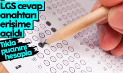 LGS'nin soruları ve cevap anahtarları yayınlandı