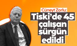 Cüneyt Zorlu: TİSKİ'de 45 çalışan sürgün edildi