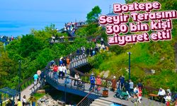 Boztepe Seyir Terası’na rekor ziyaretçi