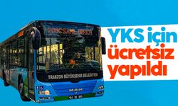 Trabzon'da YKS için belediye otobüsleri ücretsiz yapıldı