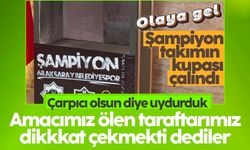 68 Aksaray Belediyespor'dan 'çalıntı kupa' paylaşımıyla ilgili açıklama