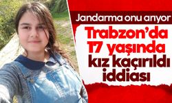 Trabzon'da 17 yaşında kız kaçırıldı iddiası: Jandarma her yerde onu arıyor...