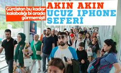 Telefonların kayıt harcı 20 bin lira oldu, Sarp Sınır Kapısı'nda yoğunluk oluştu