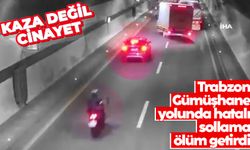 Trabzon Gümüşhane yolunda hatalı sollama ölüm getirdi