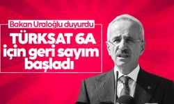 Bakan Uraloğlu duyurdu: TÜRKSAT 6A için geri sayım başladı