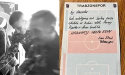 Trabzonsporlu oyuncular kapalı dükkandan alışveriş yapıp bu notu bıraktı