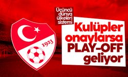 TFF'den play-off açıklaması: Kulüplerimize sunduk