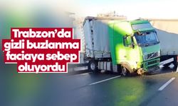 Trabzon'da tır kazası: Sahil yolu trafiğe kapatıldı