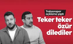 Trabzonspor açıklama yaptı, Batuhan Karadeniz ve Serhat Akın özür diledi