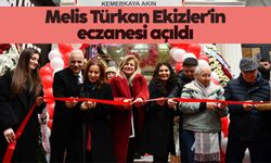 Melis Türkan Ekizler'in eczanesi açıldı