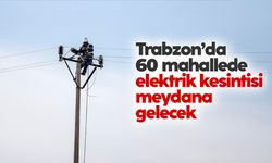 Trabzon'da 60 mahallede elektrik kesintisi meydana gelecek