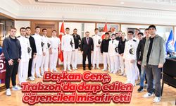 Başkan Genç, Trabzon'da darp edilen öğrencileri misafir etti