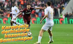 Karadeniz derbisinde Samsunspor, Trabzonspor'u mağlup etti