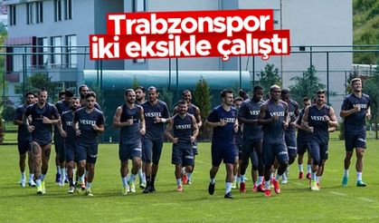 Trabzonspor iki eksikle çalıştı - 10.09.2021
