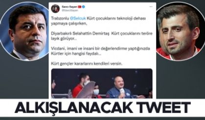 Savcı Sayan paylaştı: "Trabzonlu Selçuk kürt çocuklarını teknoloji dehası yapmaya çalışırken..."
