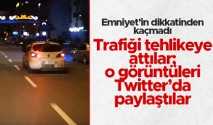 Trabzon'da tehlikeli yolculuğu Emniyet önledi