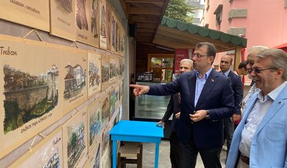 Ekrem İmamoğlu, Trabzon'da Sanatevi'ni ziyaret etti