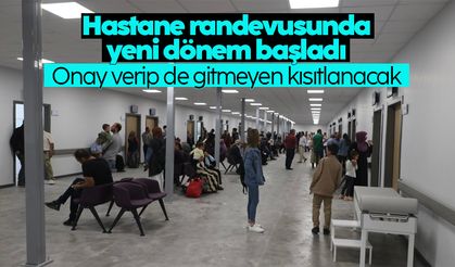 Hastanelerde 'onaylı randevu' dönemi başladı