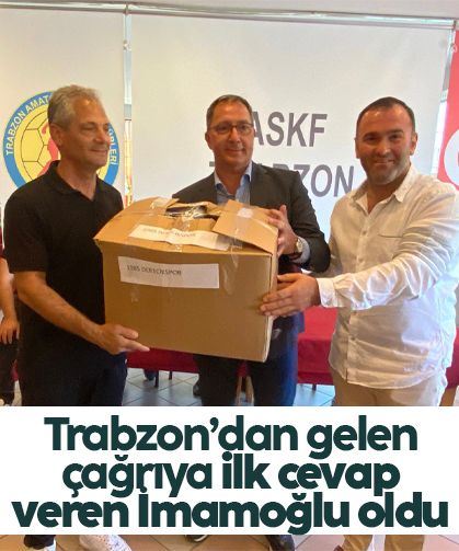 Trabzon’dan gelen çağrıya ilk cevap veren İmamoğlu oldu