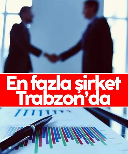 TOBB sayıları açıkladı! En fazla şirket Trabzon’da