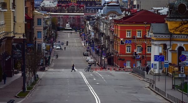 Kiev sokakları tedirgin