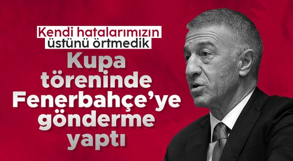 Ahmet Ağaoğlu'ndan Fenerbahçe'ye gönderme