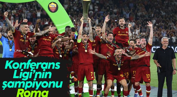 UEFA Avrupa Konferans Ligi’nde şampiyon Roma oldu