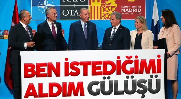 Madrid'de Türkiye, Finlandiya ve İsveç'in imzaladığı ortak bildiri dünya basınında