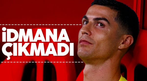 Marca: Cristiano Ronaldo antrenmana çıkmadı