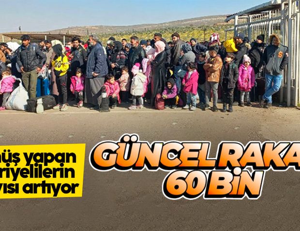 Hulusi Akar açıkladı! Ülkesine dönen Suriyeli sayısı 60 bini geçti
