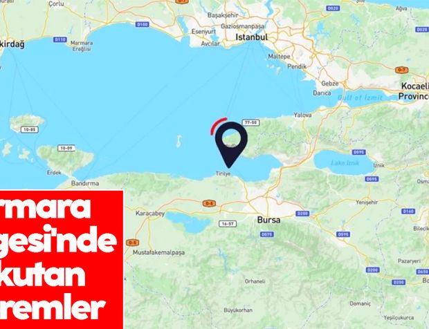 Marmara Bölgesi'nde korkutan depremler