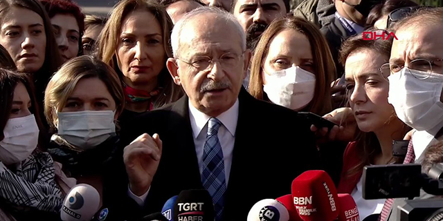 CHP lideri Kemal Kılıçdaroğlu, Milli Eğitim Bakanlığı binasına alınmadı