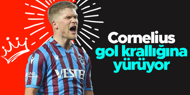 Trabzonspor'da Andreas Cornelius fırtınası: Gol krallığına yürüyor...