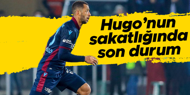 Trabzonspor'da Vitor Hugo'nun sakatlığında son durum