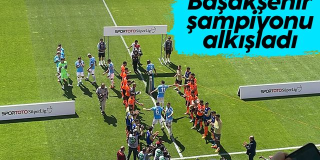 Medipol Başakşehir, Trabzonspor'u alkışladı