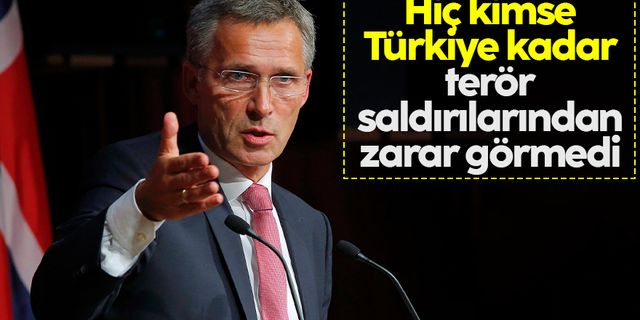 Jens Stoltenberg: “Hiç kimse terör saldırılarından Türkiye kadar zarar görmedi”